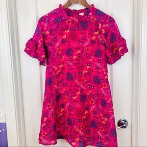 Girls Pink Chiffon Dress Large 12